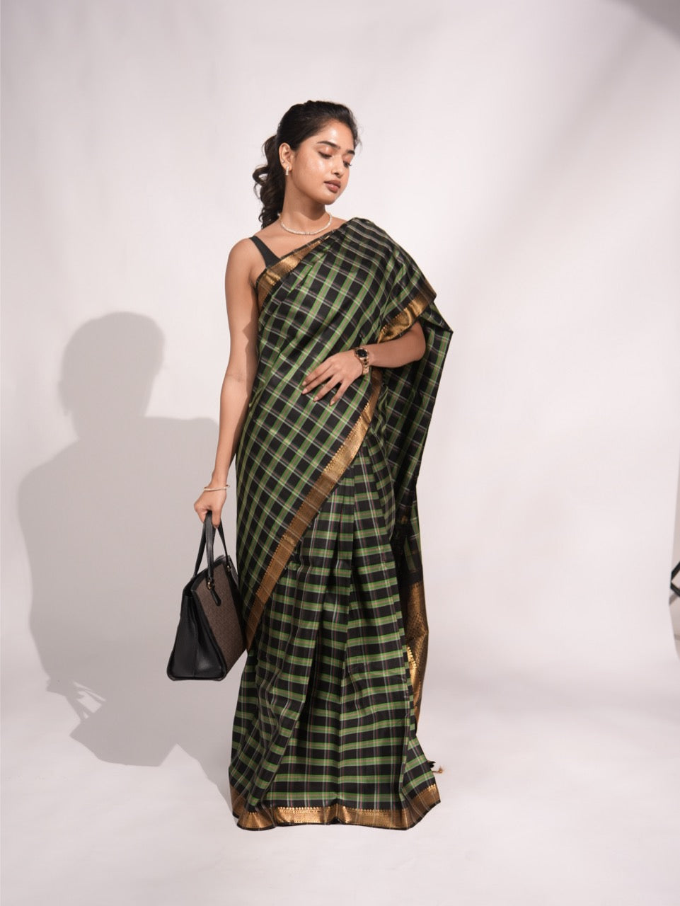 Pure Kanjivaram Silk – Black