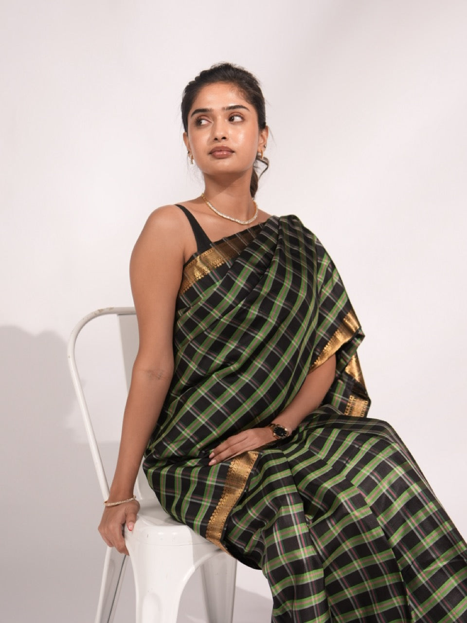 Pure Kanjivaram Silk – Black