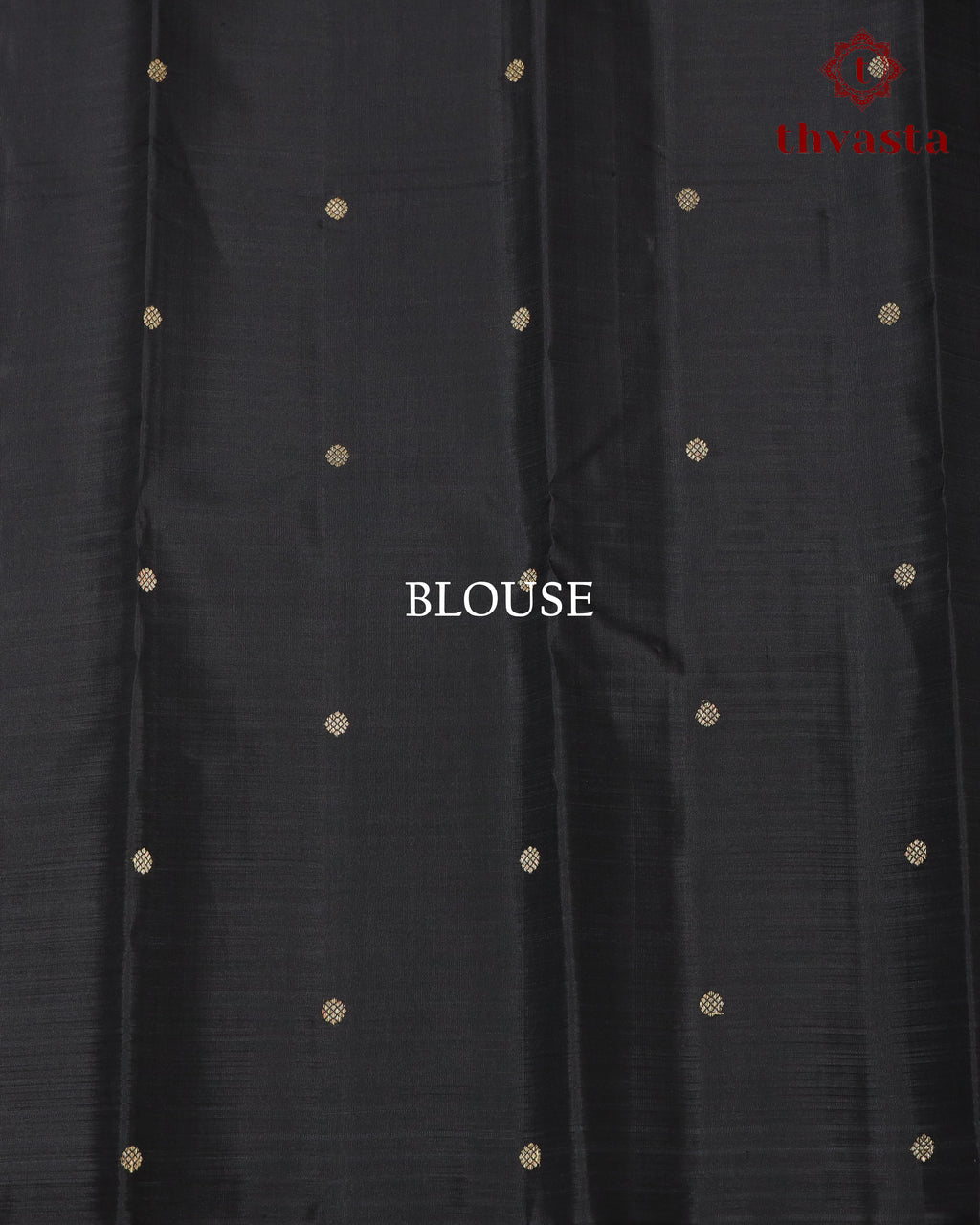 Pure Kanjivaram Silk - Black and White Podi Checks with Classic Black Pallu