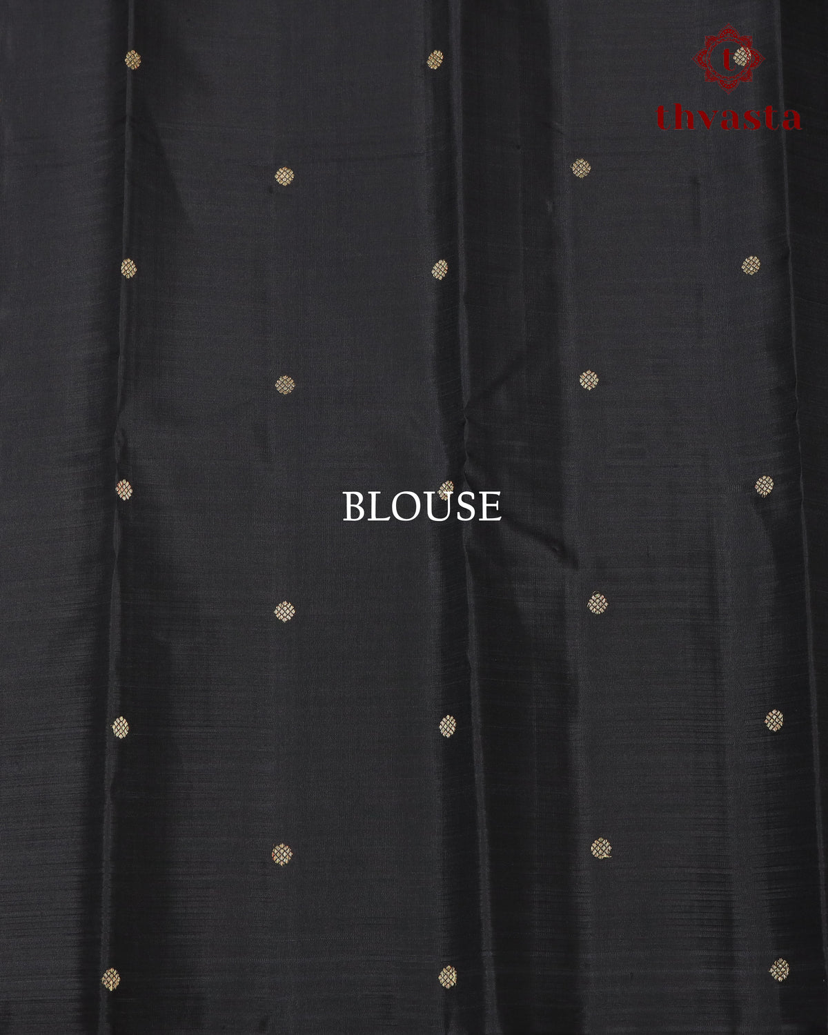 Pure Kanjivaram Silk - Black and White Podi Checks with Classic Black Pallu