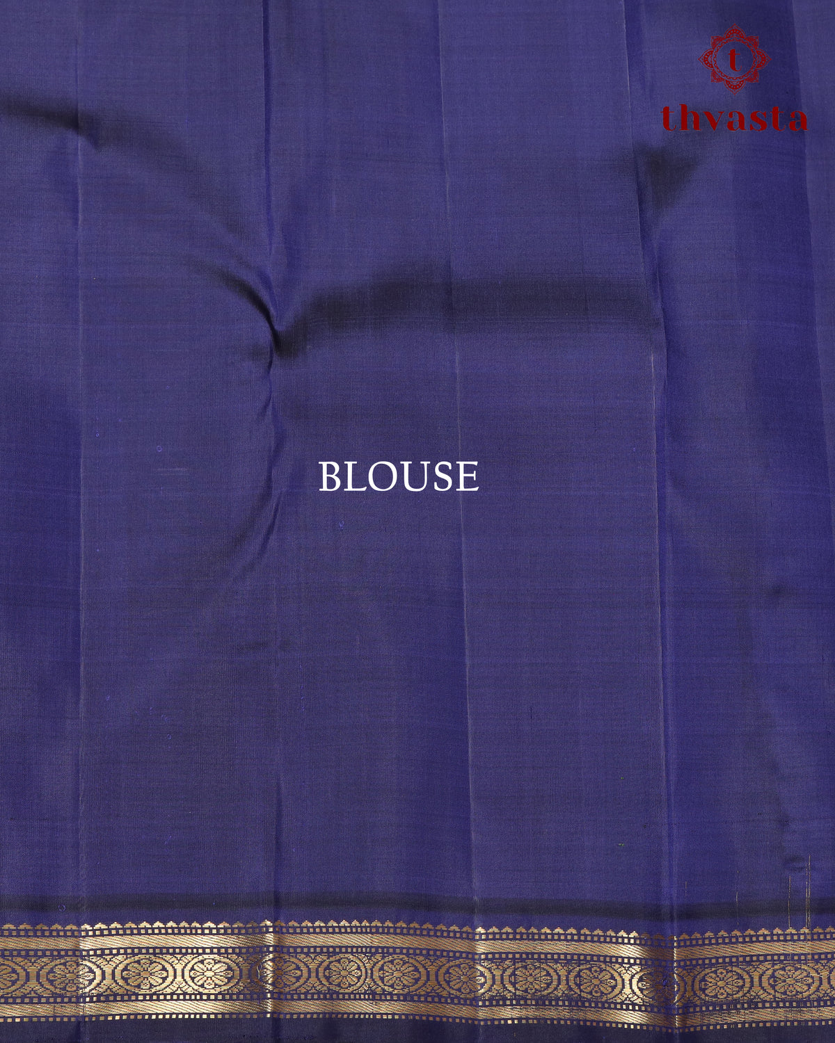 Pure Kanjivaram Silk - Bright Green Podi Checks with Navy Border