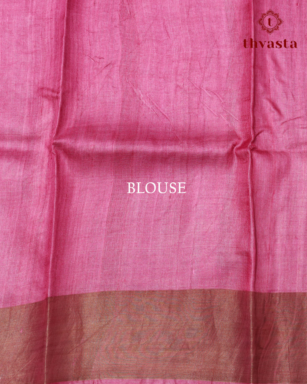 Pure Tussar - Floral Polka dot