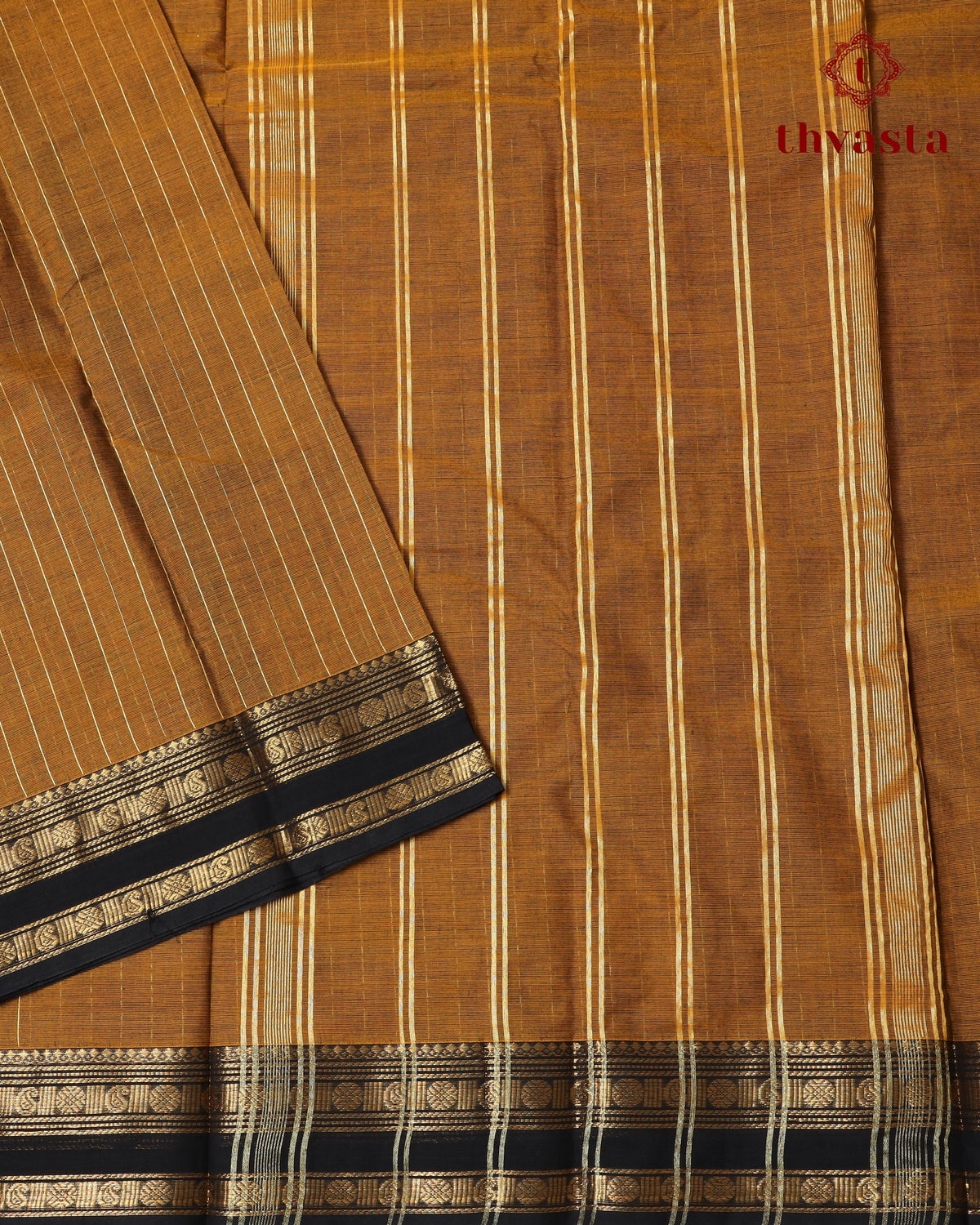 Kanchi Cotton Saree - Vendhayam Color