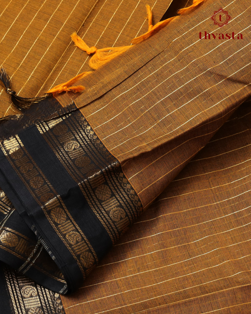 Kanchi Cotton Saree - Vendhayam Color