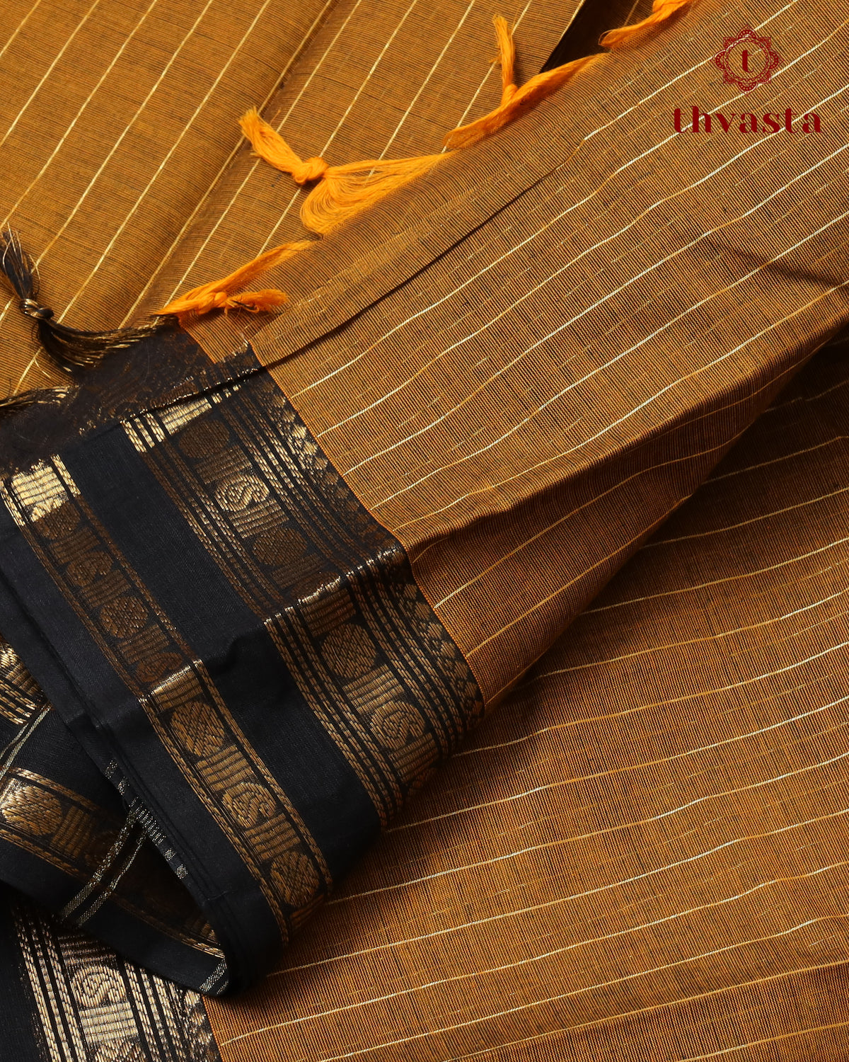 Kanchi Cotton Saree - Vendhayam Color