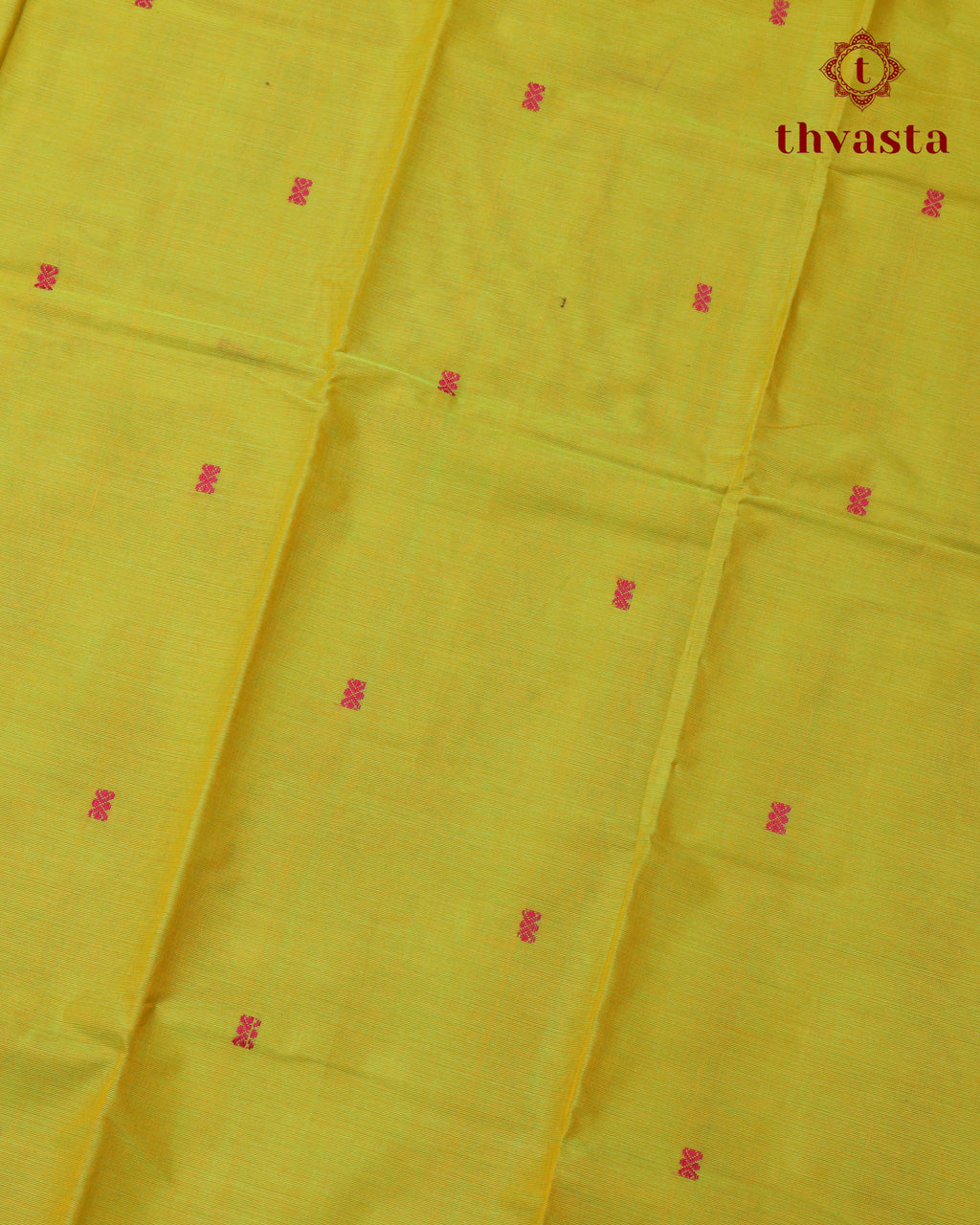 Kanchi Cotton Saree - Green and Orange Border