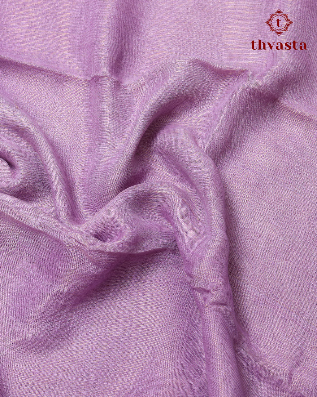 Metallic Linen Saree - Lavender