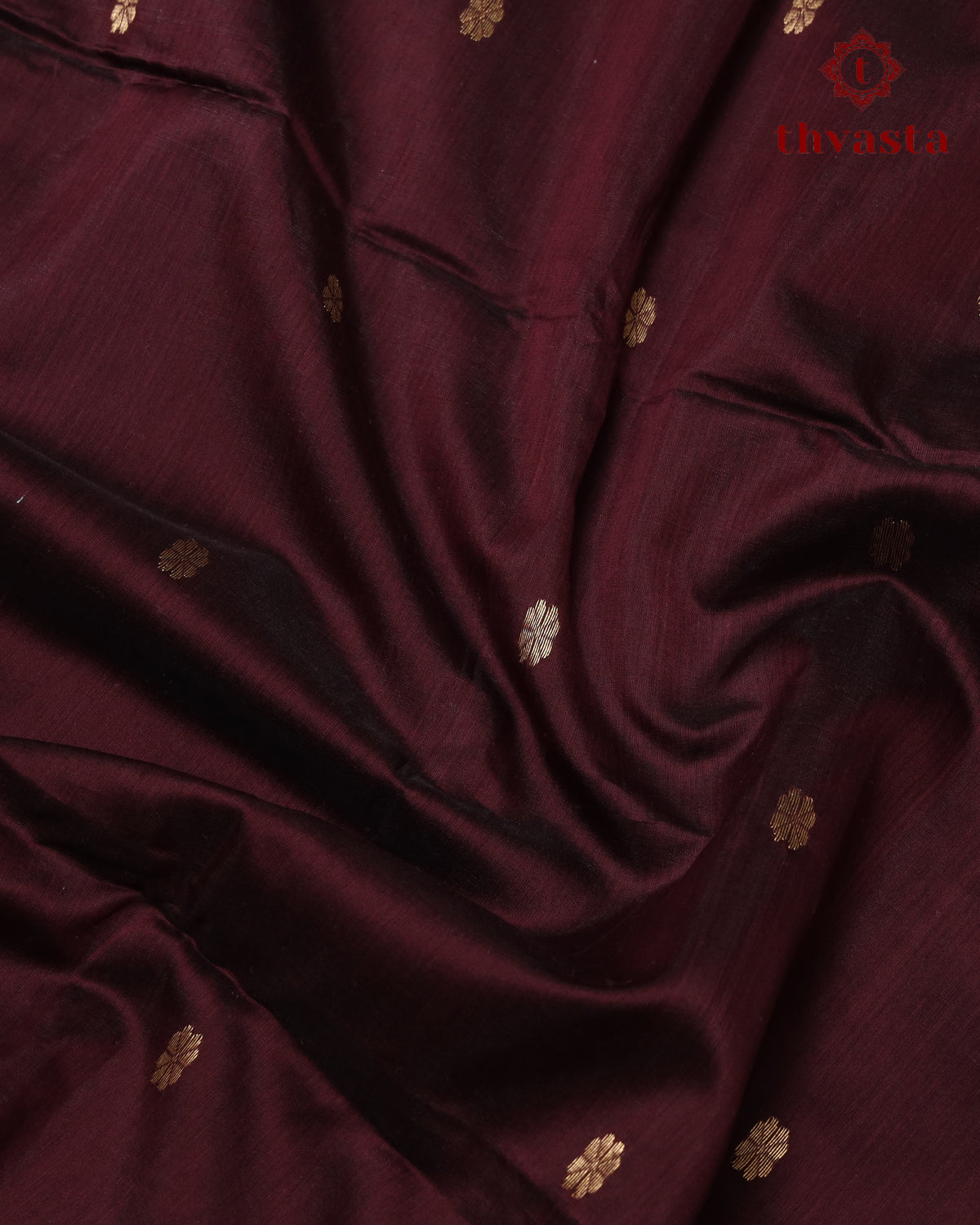 Maheshwari Silkcotton Saree -  Brown