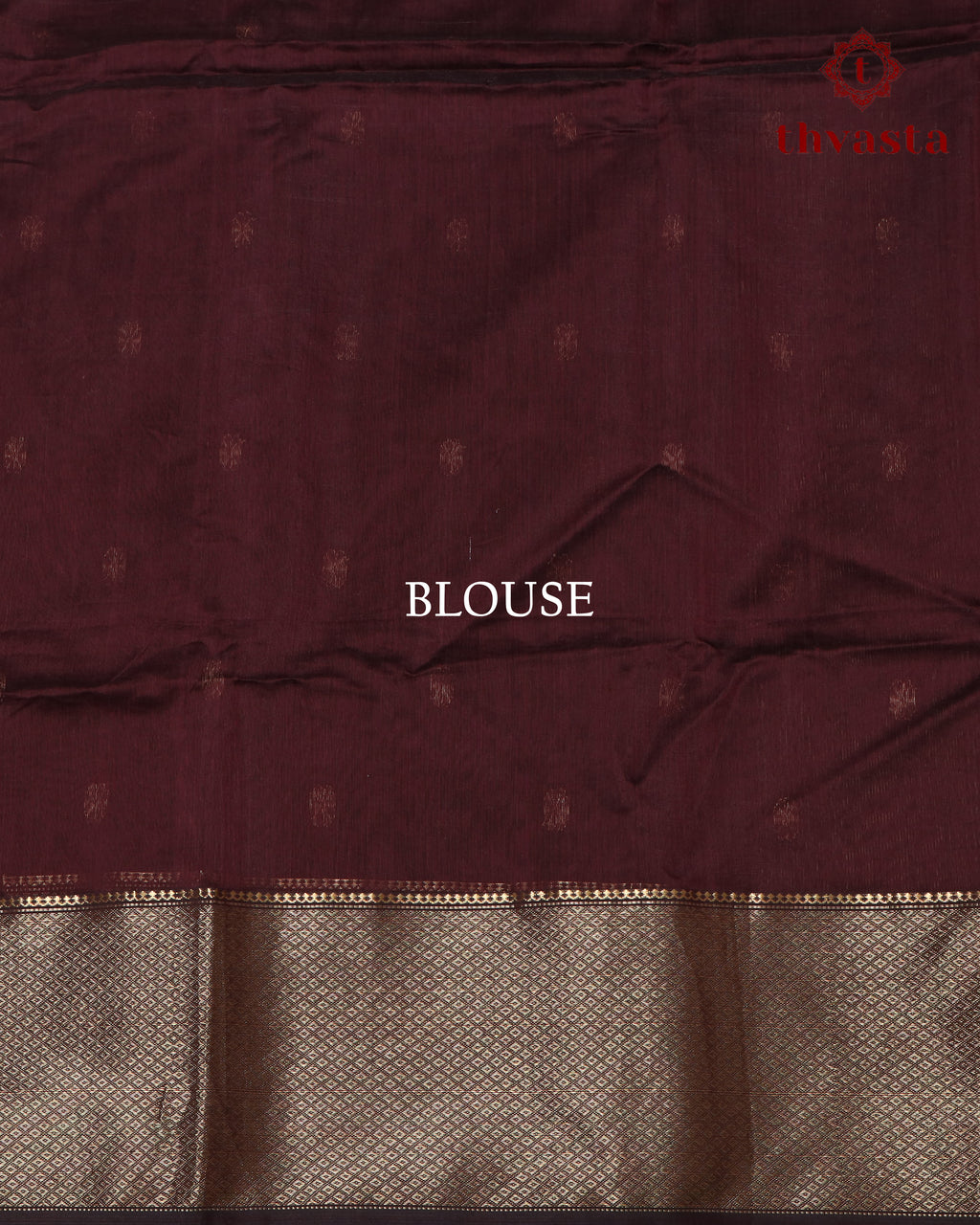 Maheshwari Silkcotton Saree -  Brown