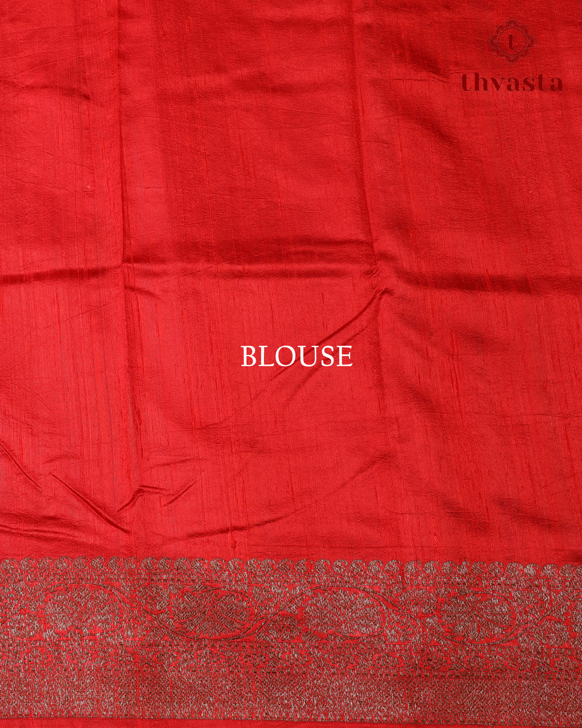 Pure Raw Silk Saree with Antique Gold Banaras Border -  Pink