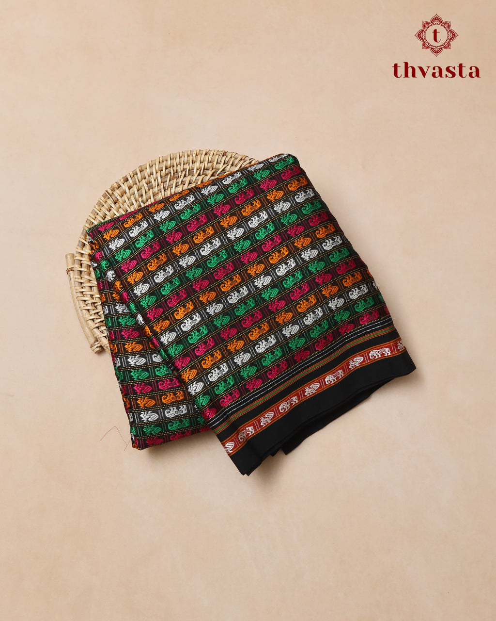 Ilkal Khun saree with Multicoloured Motifs