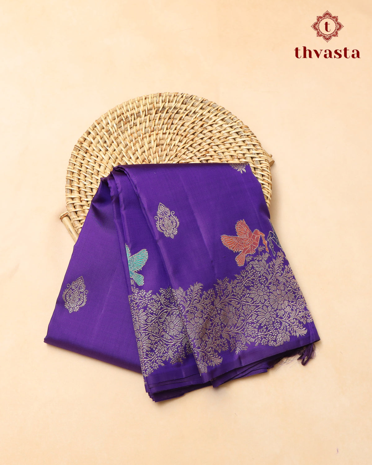 Pure Kanjivaram Silk – Purple