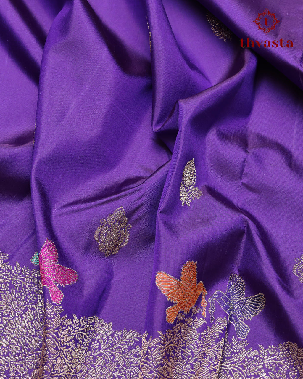 Pure Kanjivaram Silk – Purple