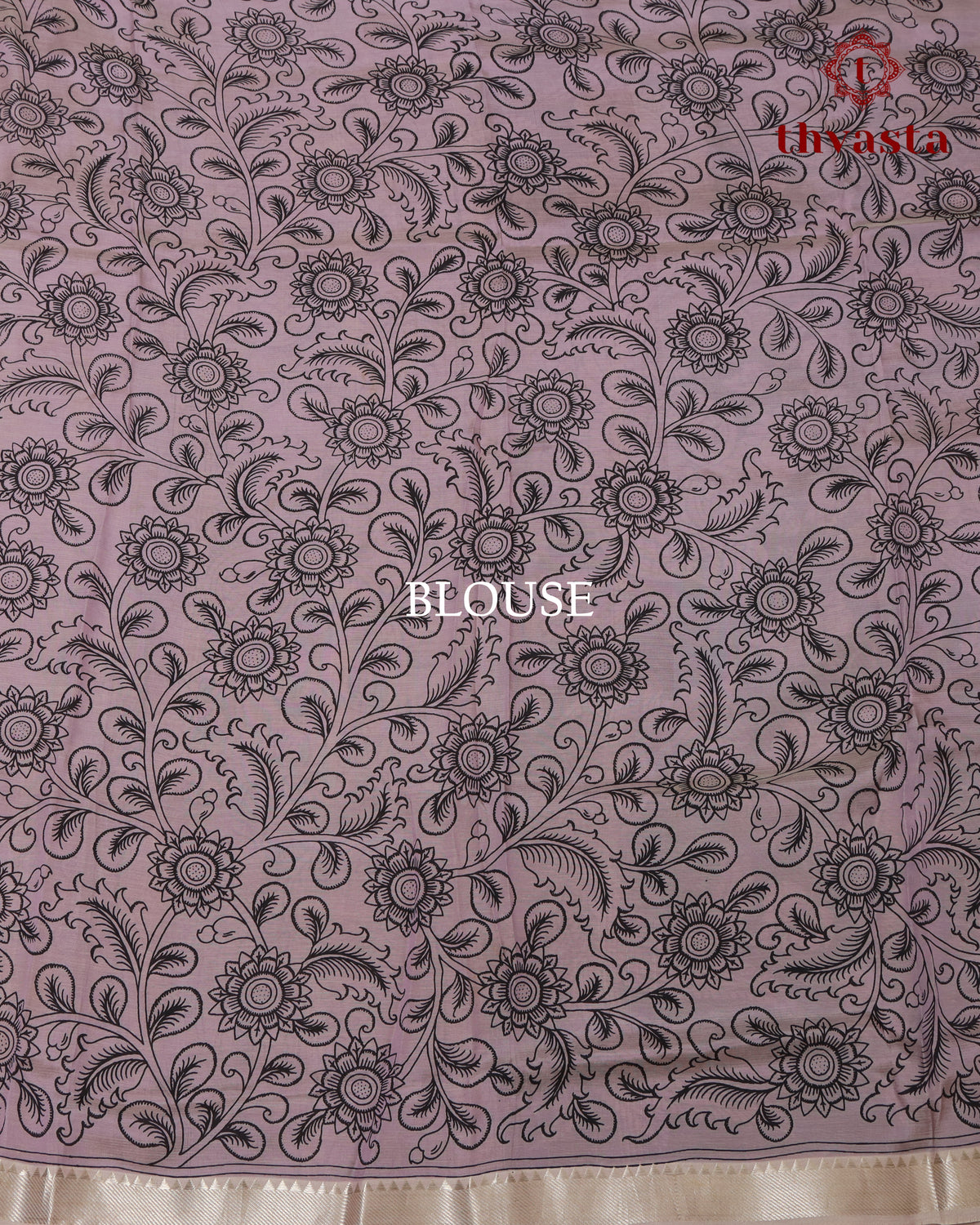 Mangalagiri Silk Kalamkari - Mauve