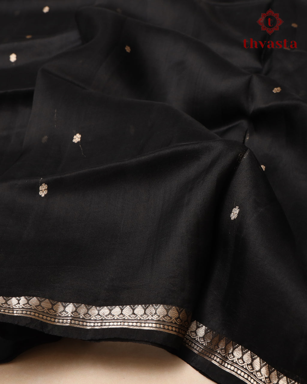 Pure Kora Organza Silk – Black
