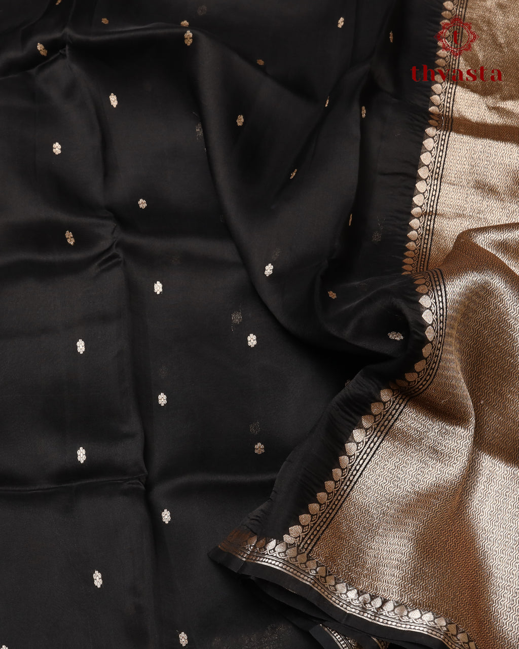 Pure Kora Organza Silk – Black
