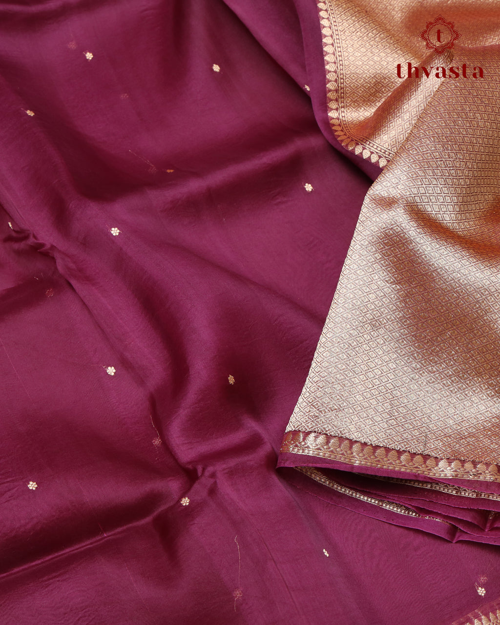 Pure Kora Organza Silk – Burgundy