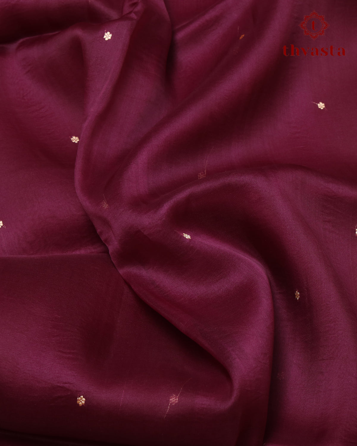 Pure Kora Organza Silk – Burgundy