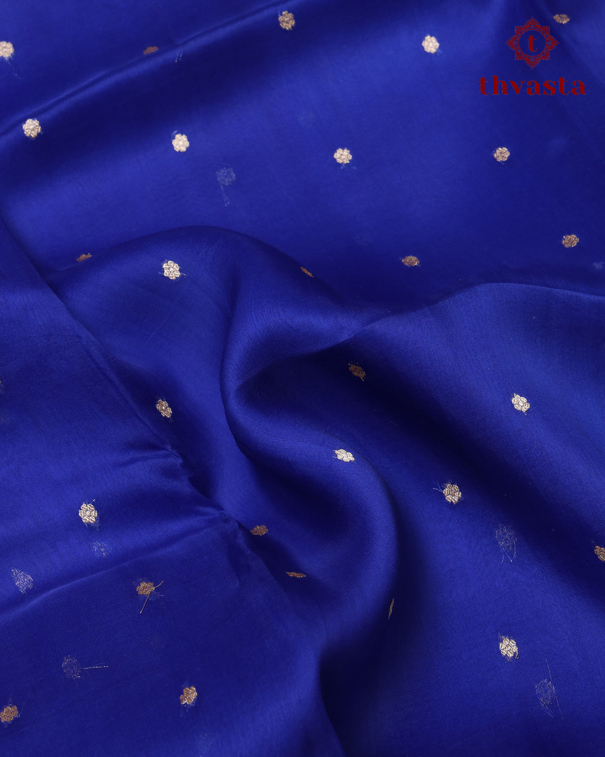Pure Kora Organza Silk – Royal blue