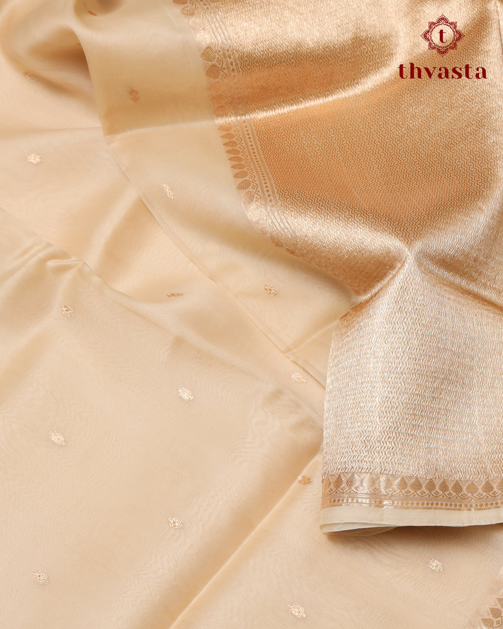 Pure Kora Organza Silk – Beige