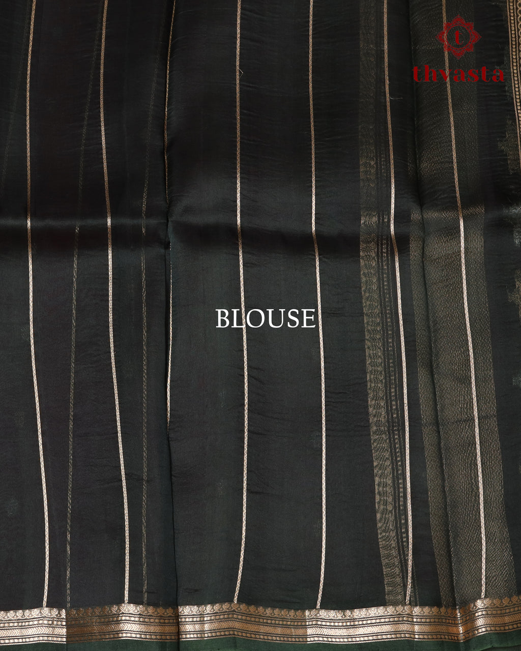 Pure Kora Organza Silk – Mustard and Dark Green