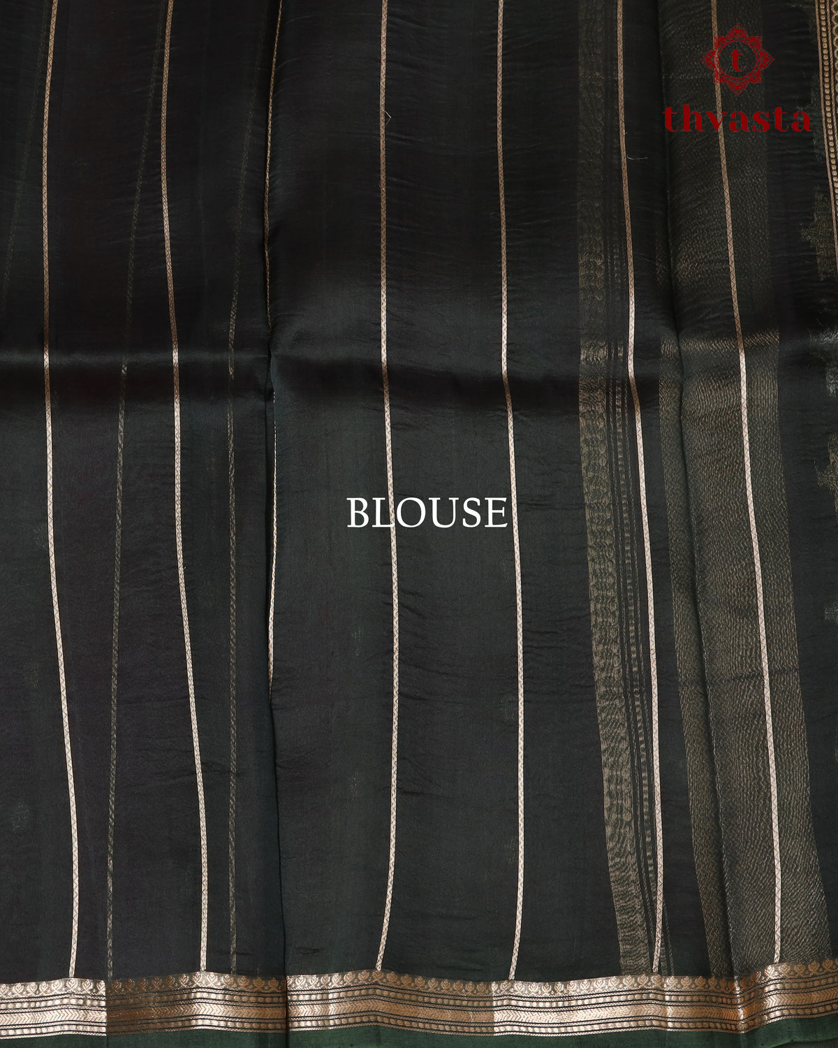 Pure Kora Organza Silk – Mustard and Dark Green