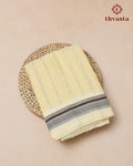 Handloom Pure Cotton Ilkal  - Pastel Yellow