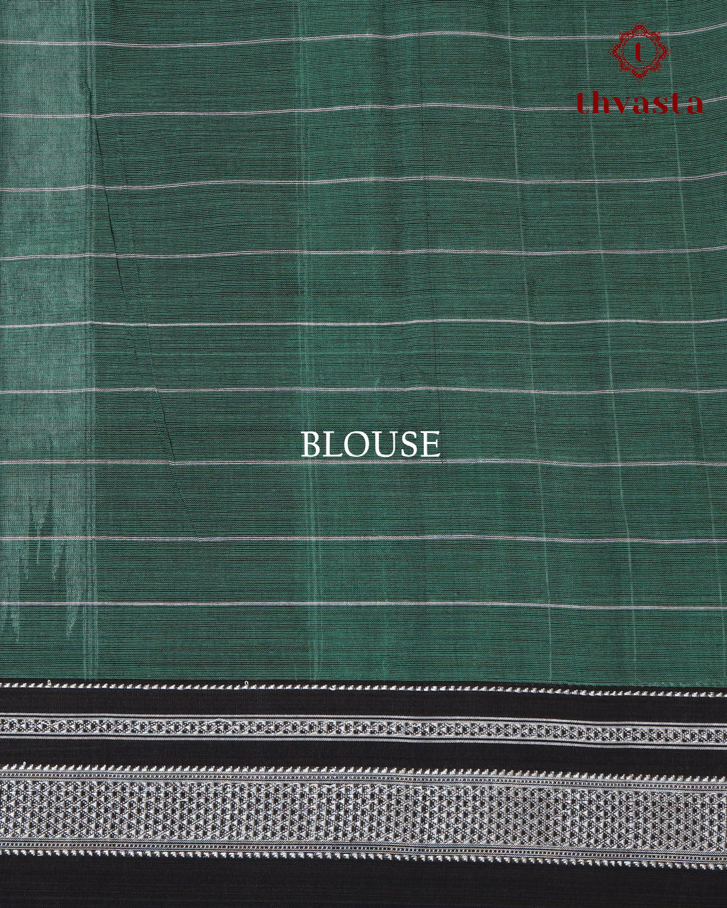 Handloom Pure Cotton Ilkal  - Green