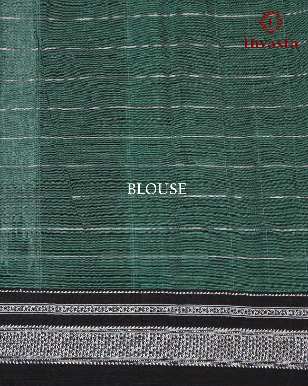 Handloom Pure Cotton Ilkal  - Green