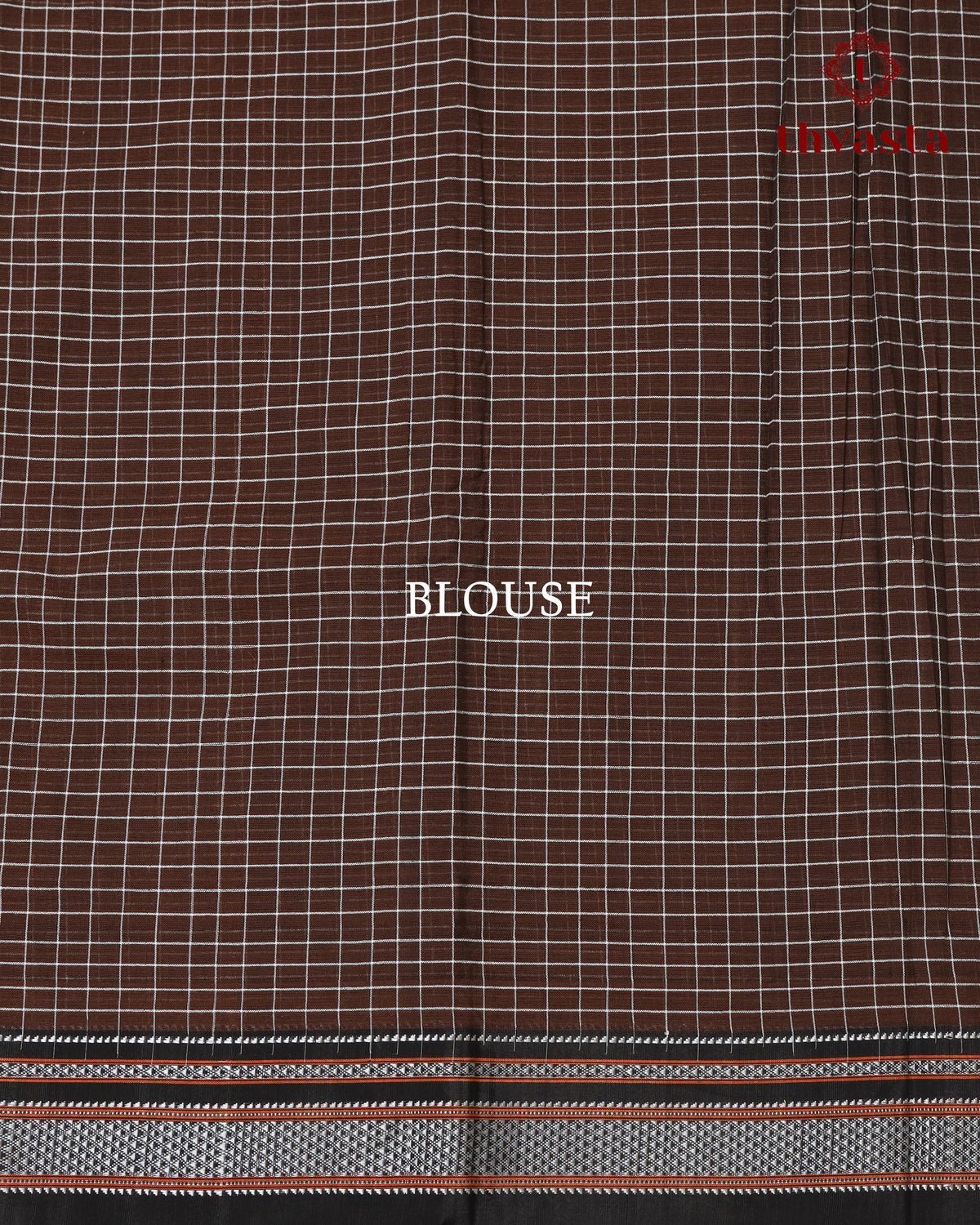Handloom Pure Cotton Ilkal  - Brown