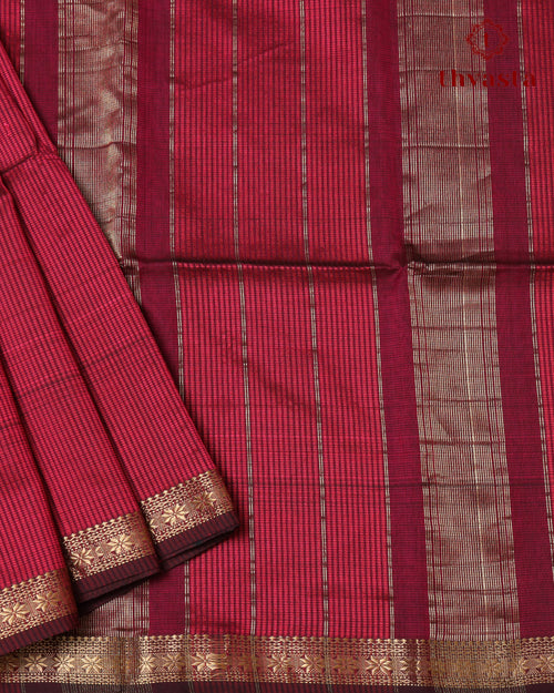 Garbh Reshmi - Wine Red