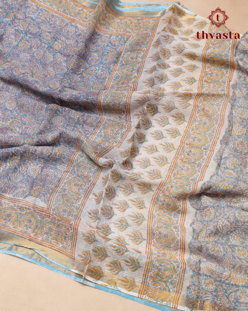 Kota Doria - Powder Blue
