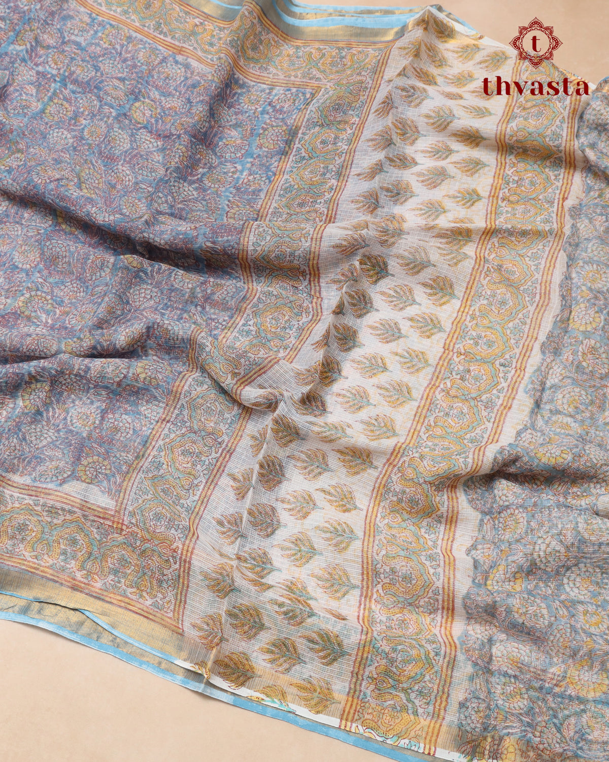 Kota Doria - Powder Blue