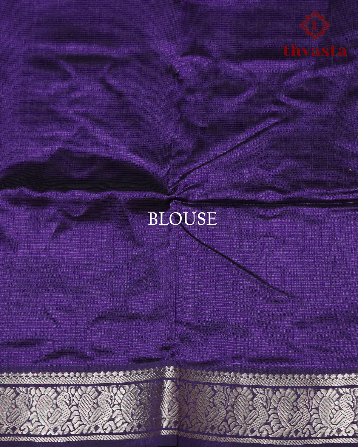 Mangalagiri Silk Cotton – Mayura Silver Edit – Violet