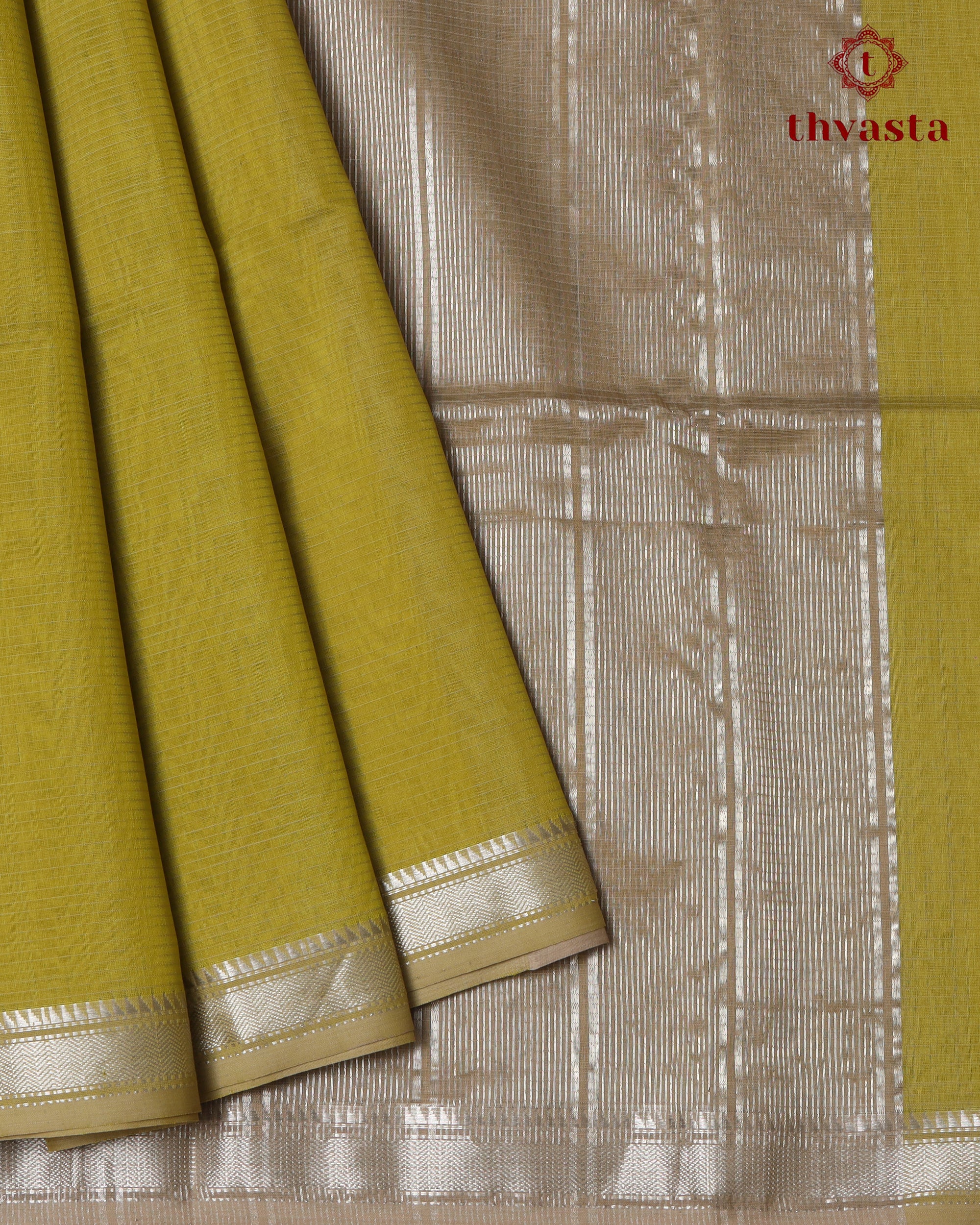 Maheshwari Silkcotton Plain - Green