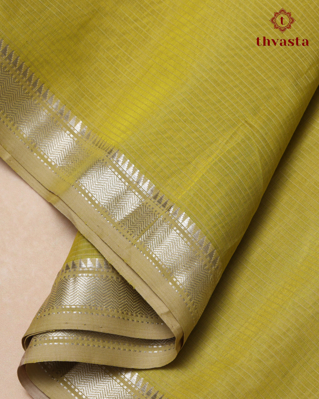 Maheshwari Silkcotton Plain - Green