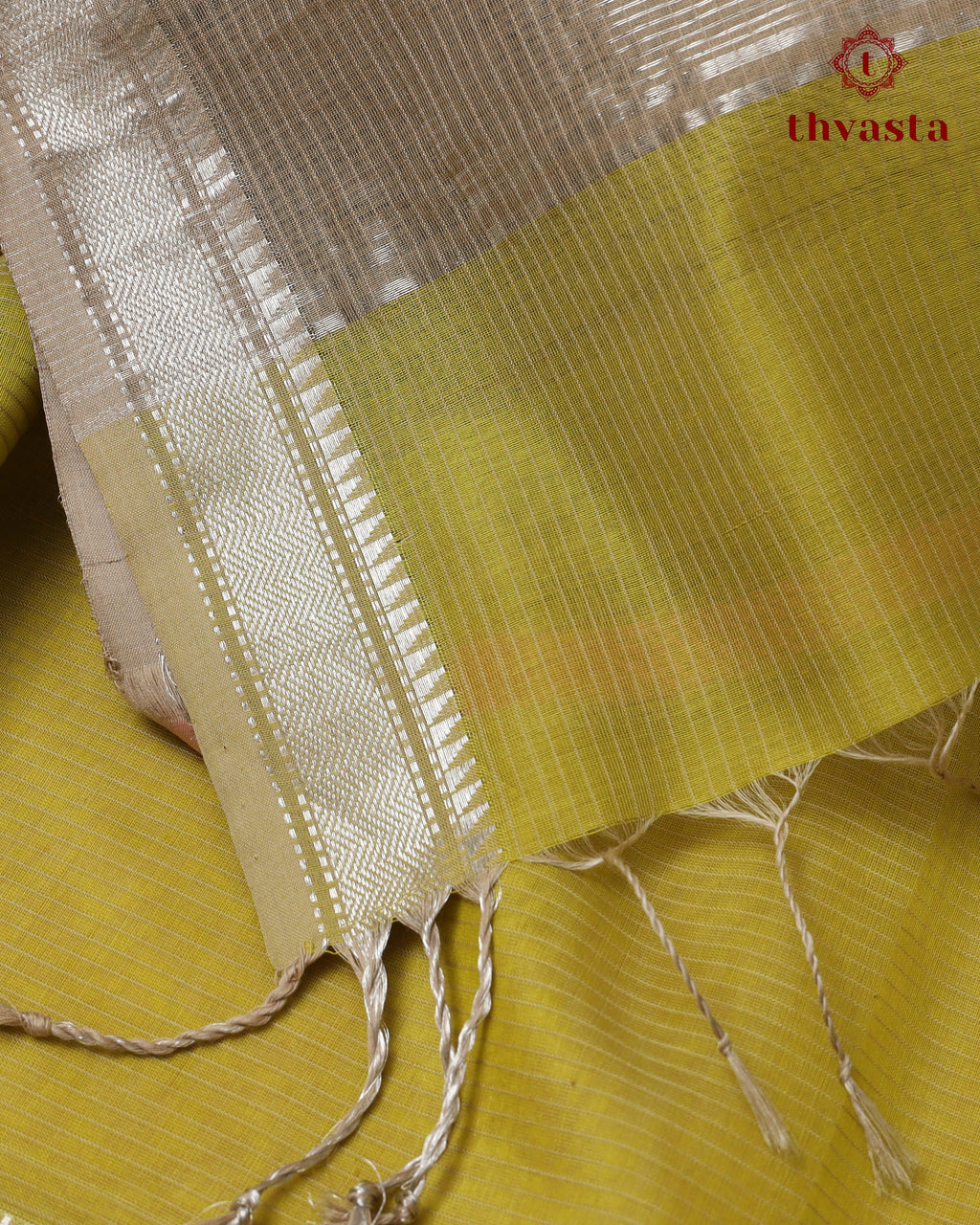 Maheshwari Silkcotton Plain - Green