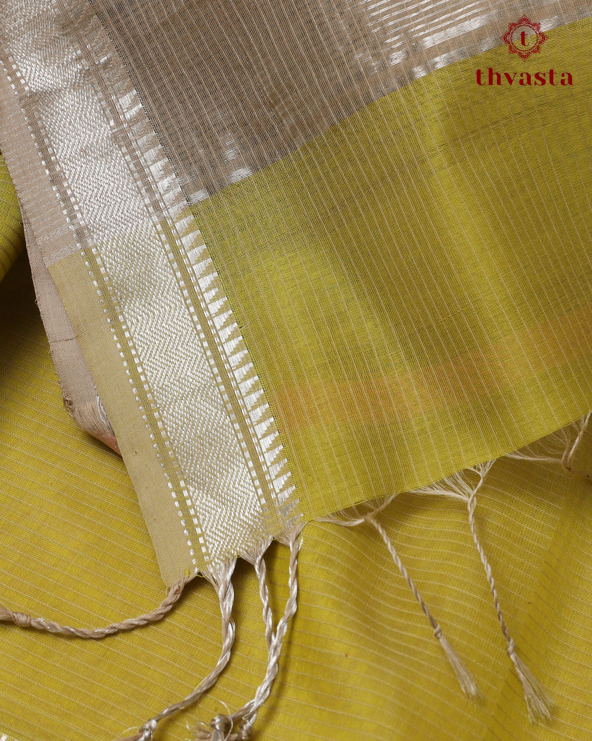 Maheshwari Silkcotton Plain - Green