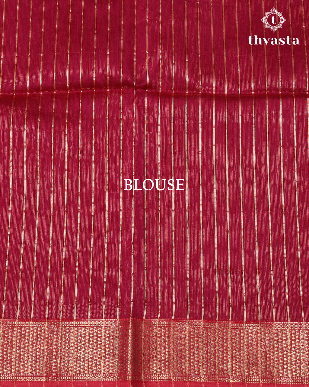 Maheshwari Silkcotton Plain - Red