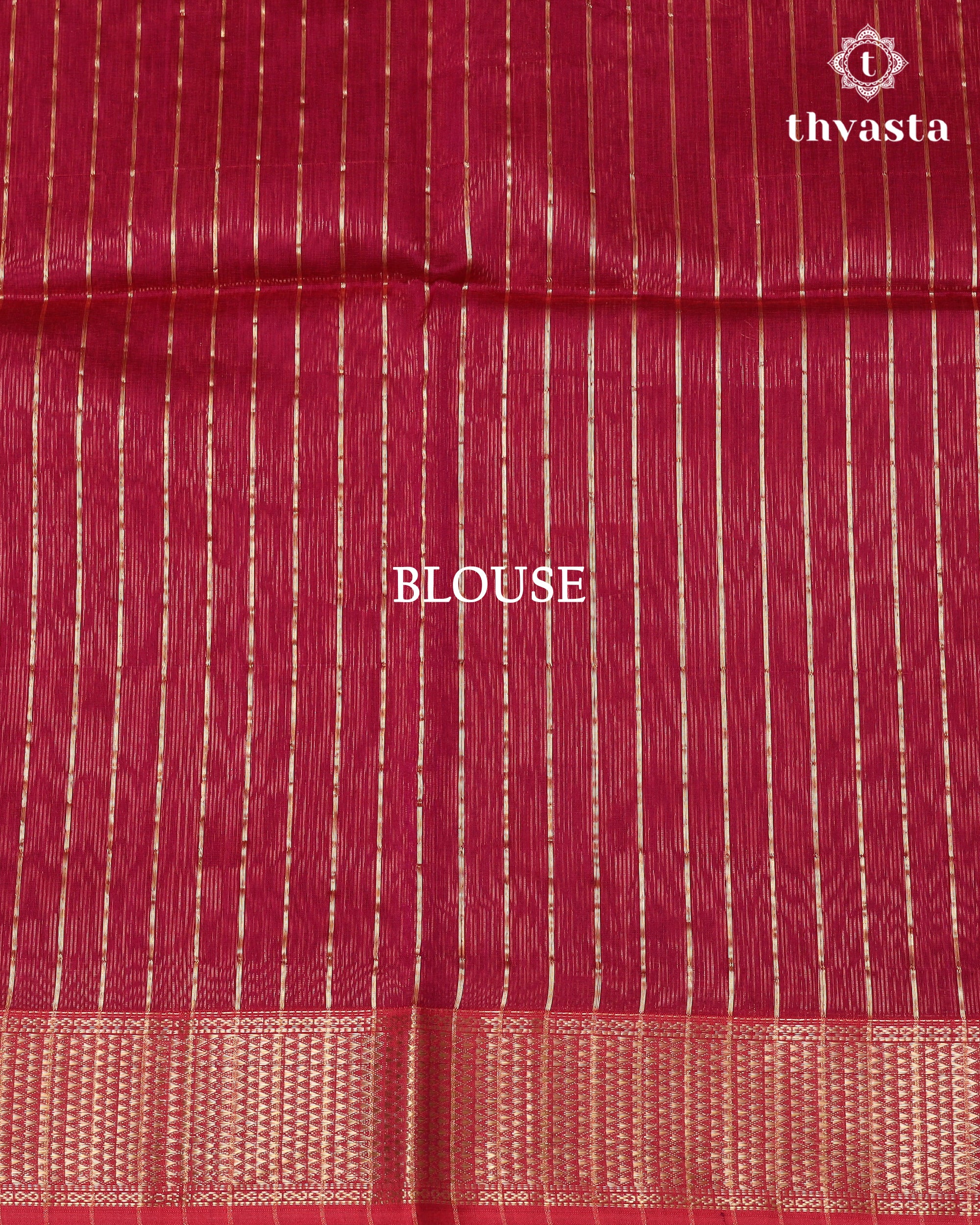 Maheshwari Silkcotton Plain - Red