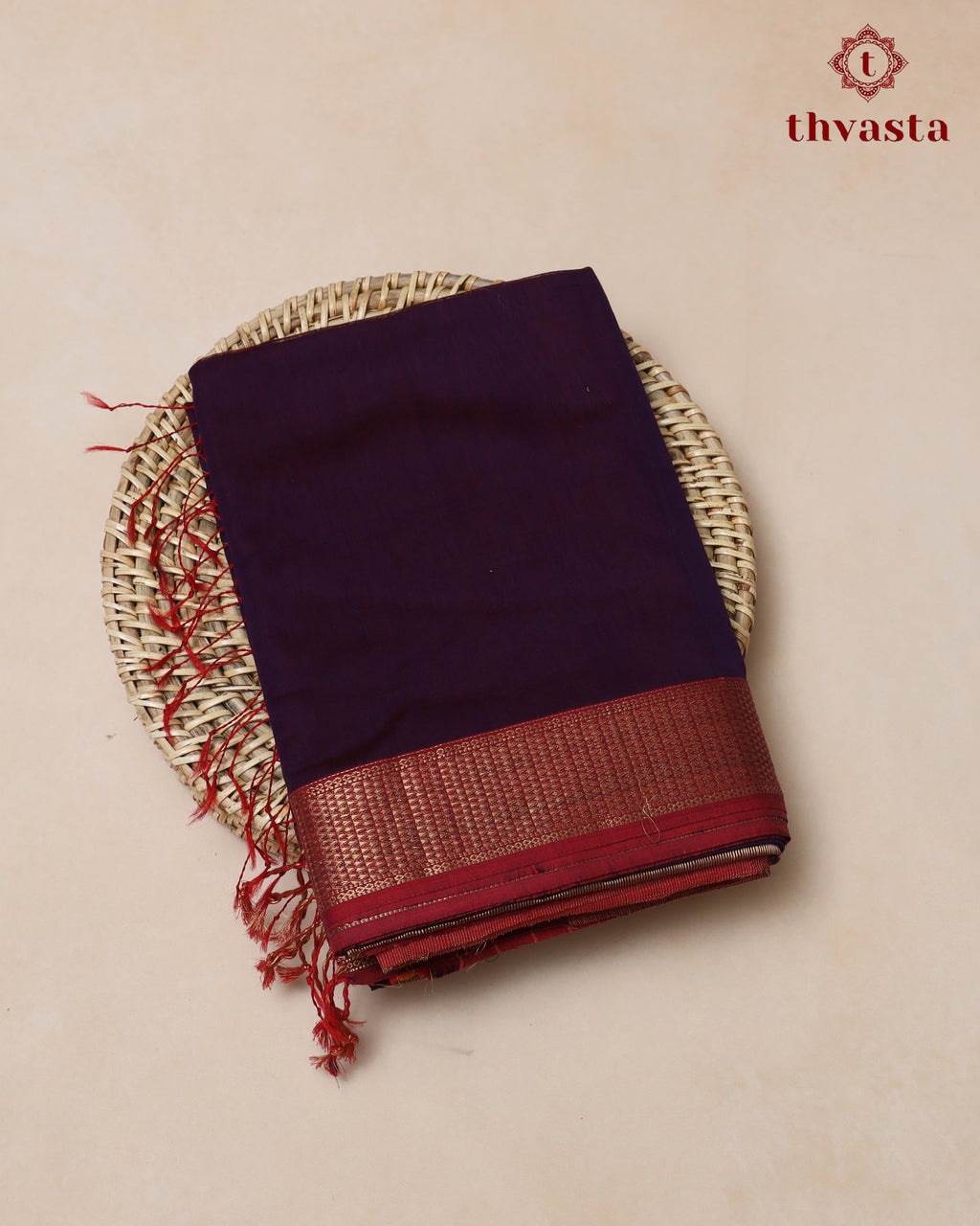 Maheshwari Silkcotton Plain - Violet