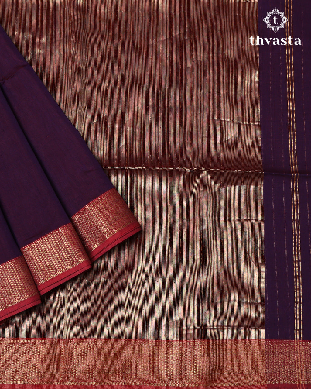 Maheshwari Silkcotton Plain - Violet