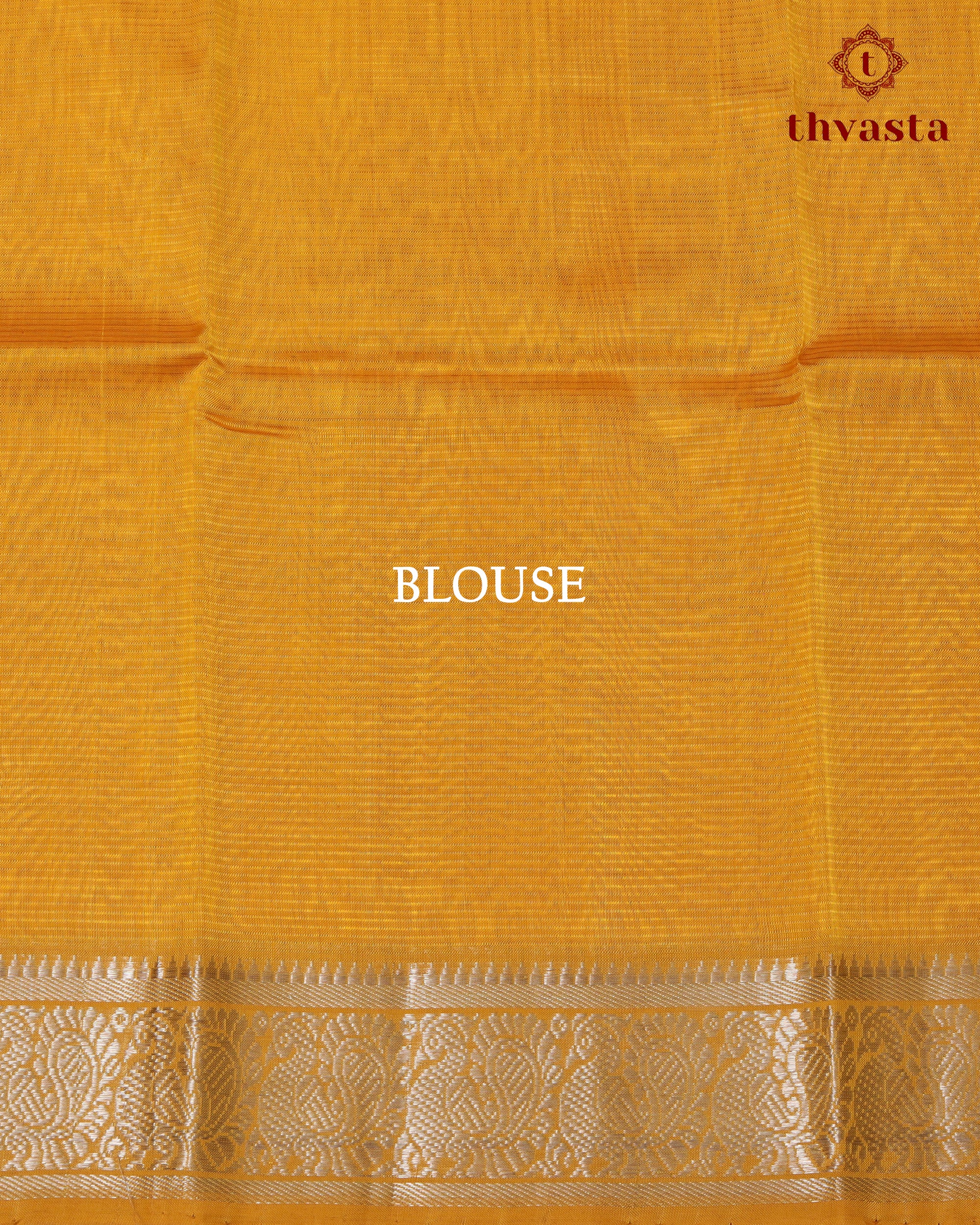 Mangalagiri Silk Cotton – Mayura Silver Edit – Mustard