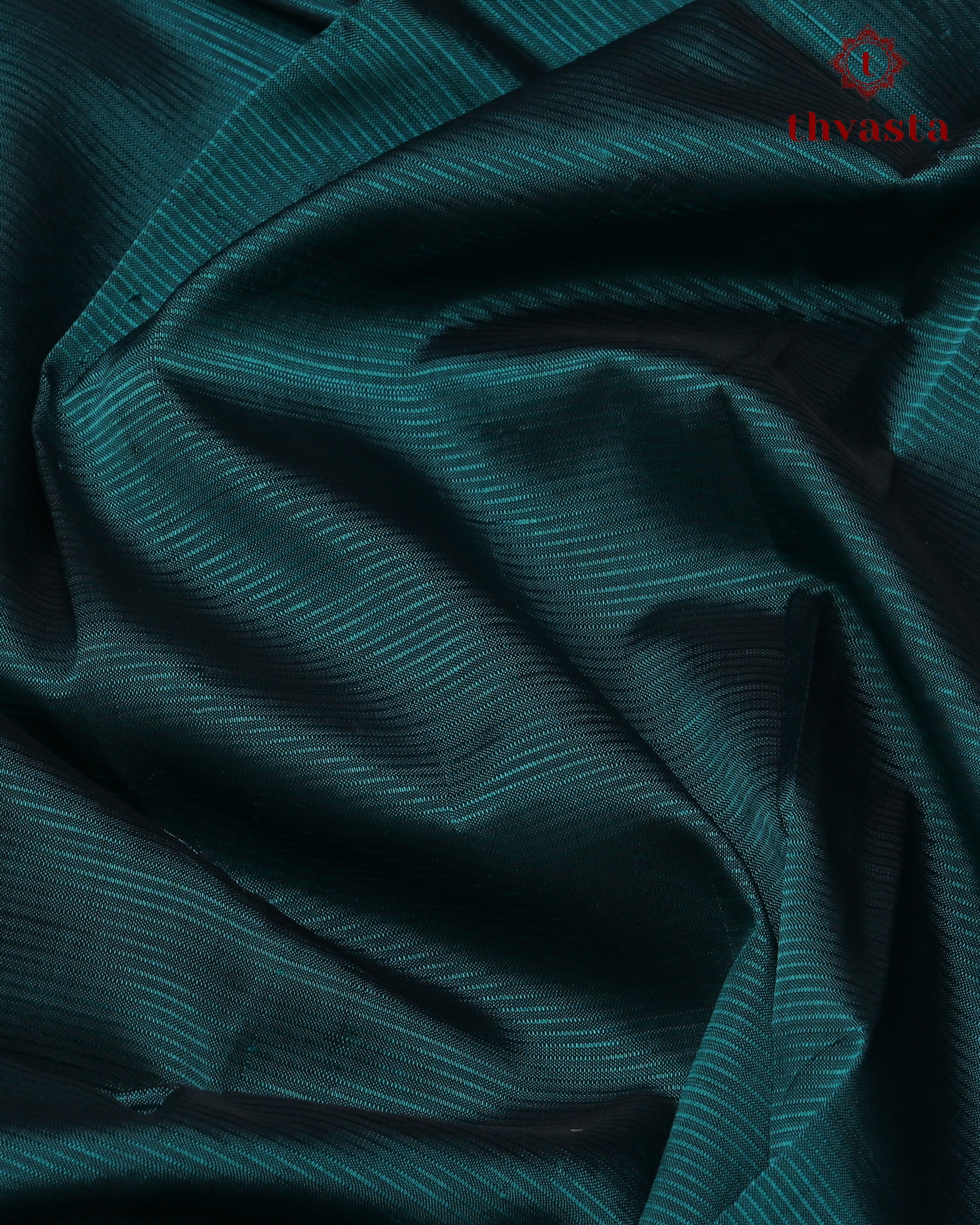Mangalagiri Silk Cotton – Mayura Silver Edit – Peacock Green