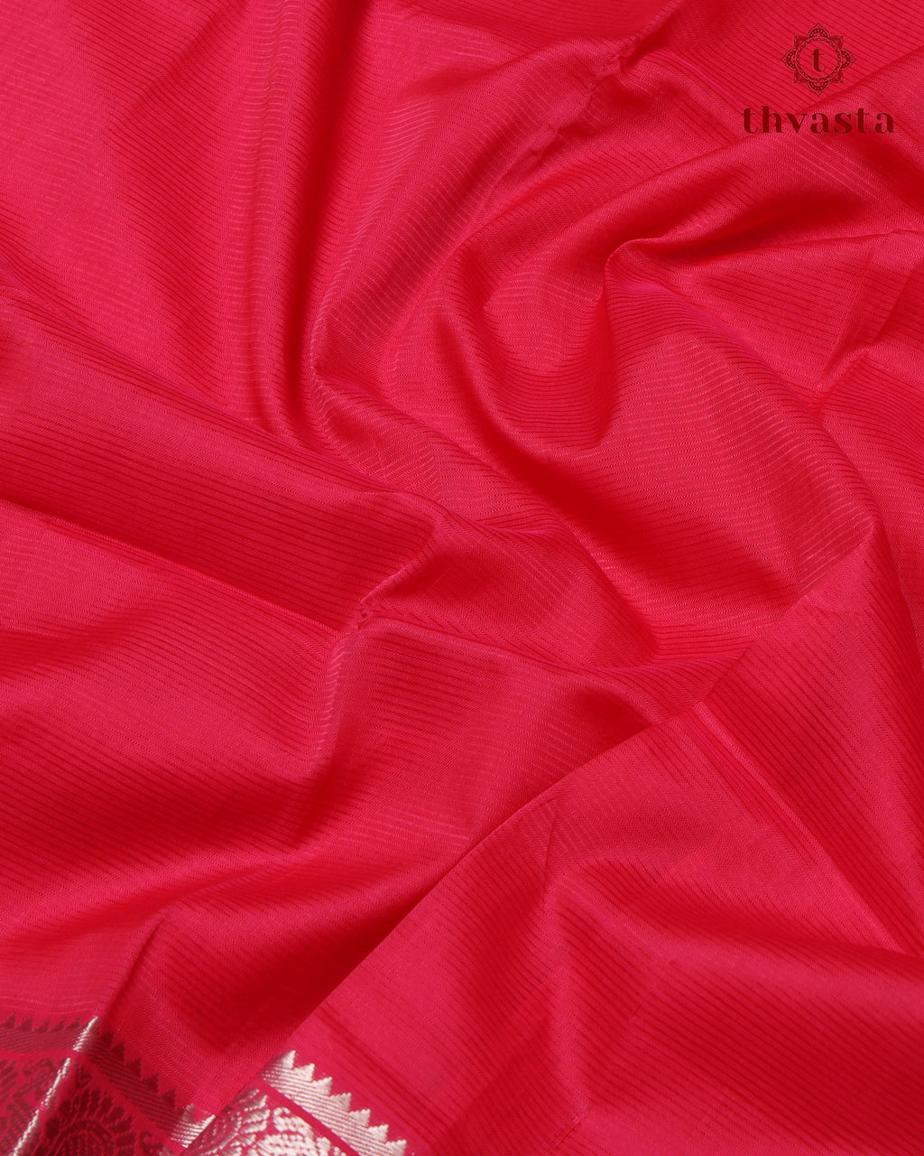 Mangalagiri Silk Cotton – Mayura Silver Edit – Hot Pink