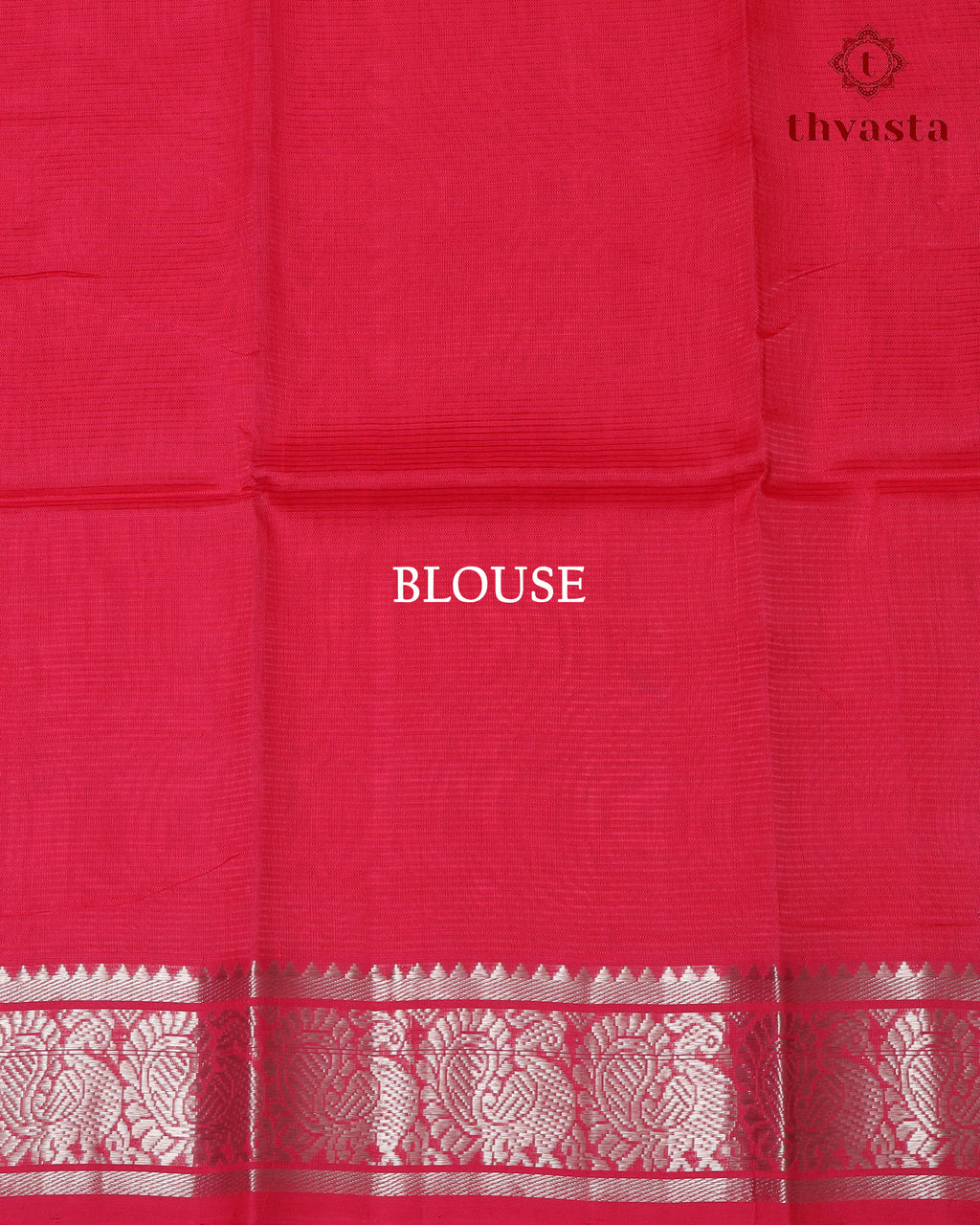 Mangalagiri Silk Cotton – Mayura Silver Edit – Hot Pink
