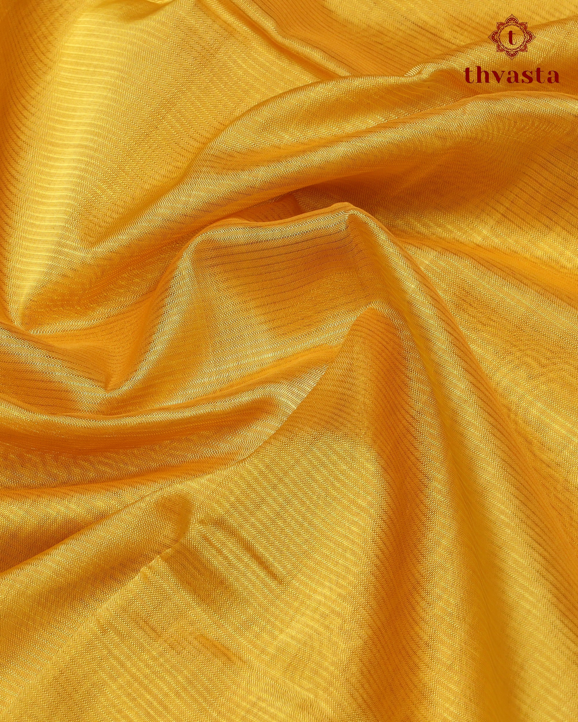 Mangalagiri Silk Cotton – Mayura Silver Edit – Yellow