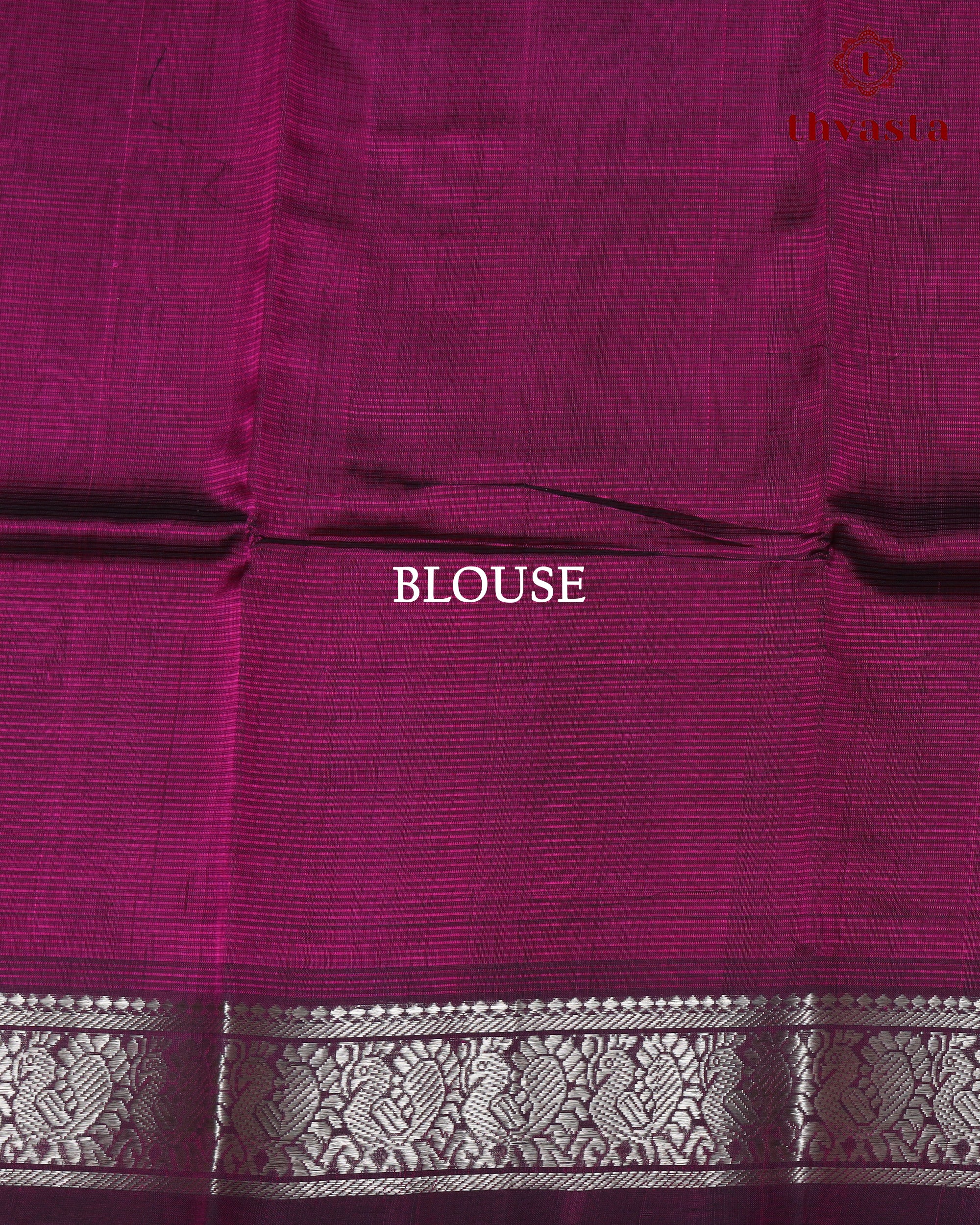 Mangalagiri Silk Cotton – Mayura Silver Edit – Purple
