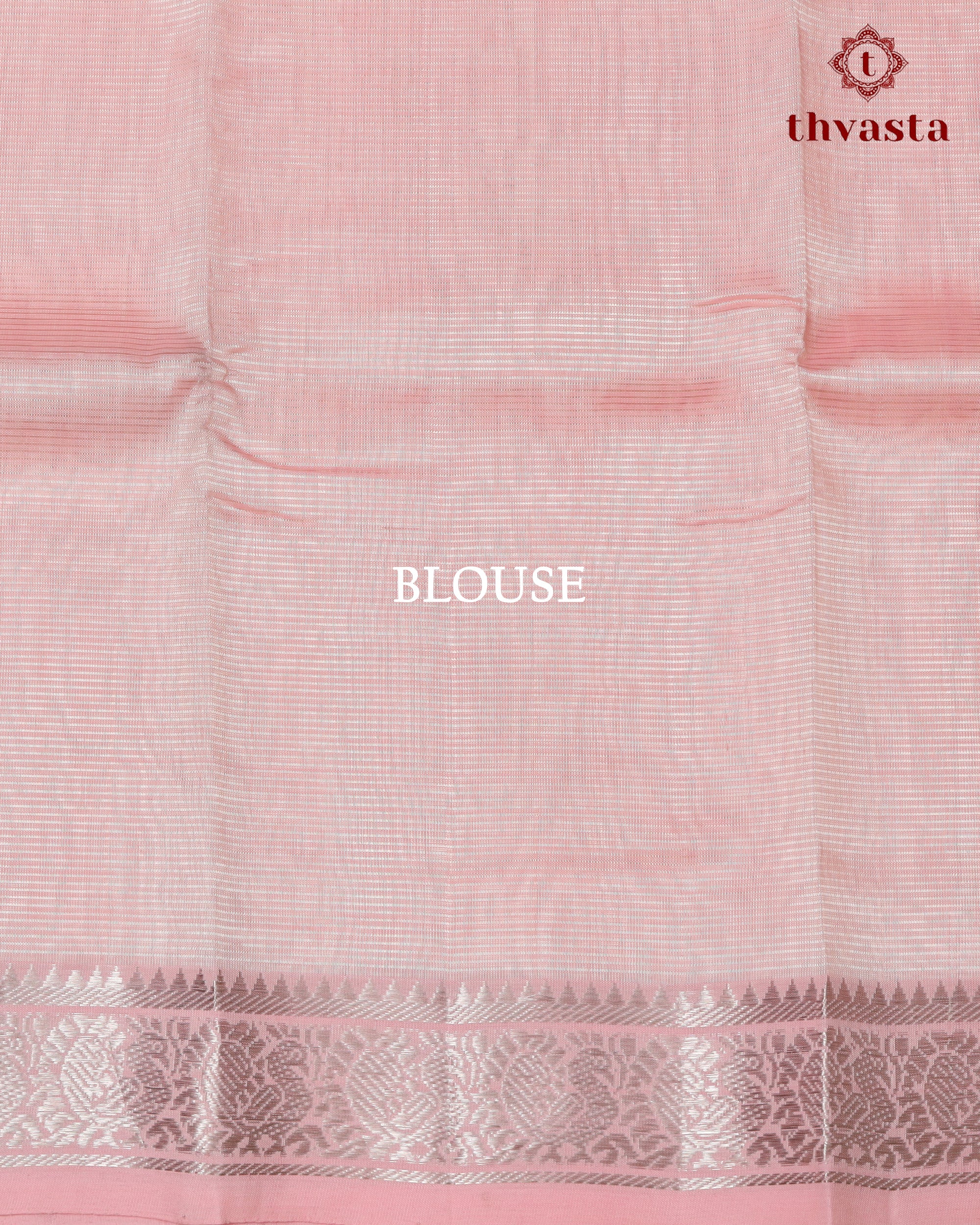 Mangalagiri Silk Cotton – Mayura Silver Edit – Light Pink