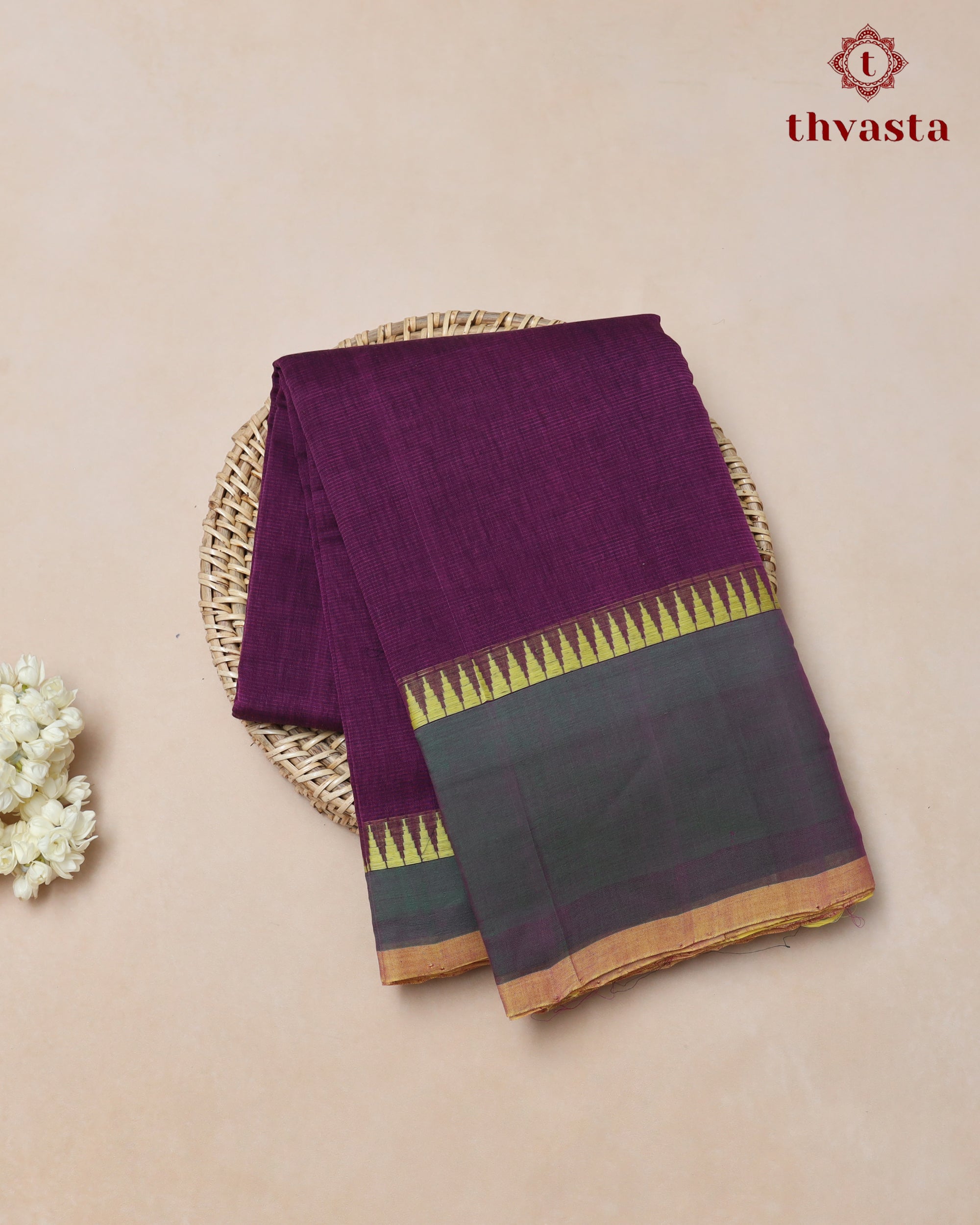 Mangalagiri Cotton – Gopuram Edit – Purple